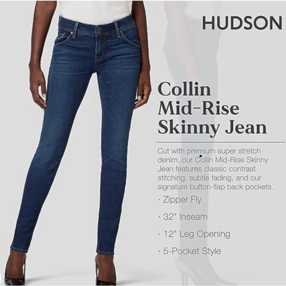 Hudson Collin Flap Skinny Jeansmbn